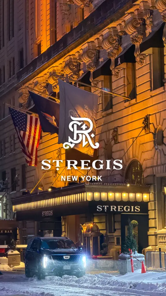 St Regis New York Snow