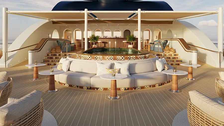 Horizon Lounge Aboard Four Seasons Yacht